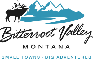 Bitterroot Valley Montana Logo with elk